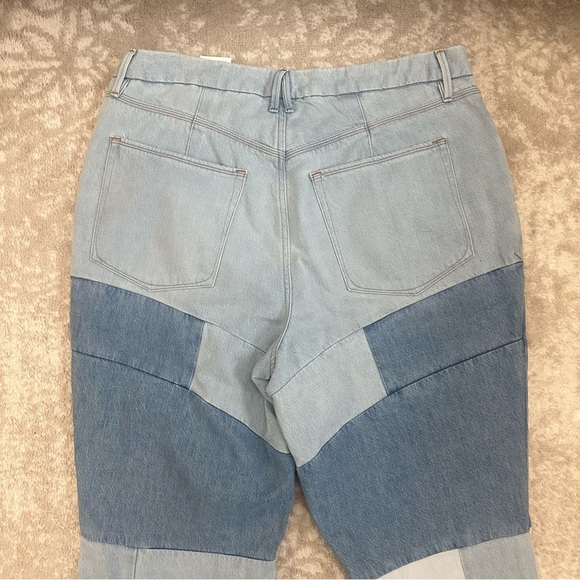 NEW Good American Good ‘90s Jeans Redesign | Patchwork Streetwear Denim - Picture 5 of 12